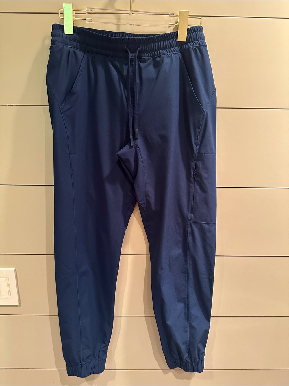 Title Nine Women's Navy Drawstring Jogger Sweatpants #1